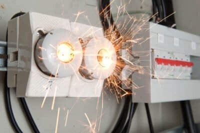 Ultimate Guide To Smoke Alarms 7 Overloaded Electrical Circuits Present A Real Risk Of Fire; The Picture Shows An Overloaded System Short Circuiting With Sparks Flying